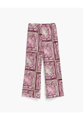 Pantalón De Pijama Estampado Mujer Rojo