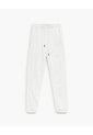 Jogger Tiro Medio Algodón Habano Mujer Beige de PUNTO BLANCO