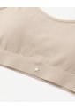 Top Soporte Medio Seamless Habano Beige de PUNTO BLANCO