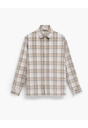 Camisa Manga Larga Regular Habano Hombre Beige