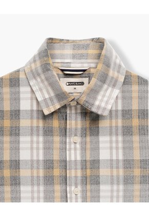 Camisa Manga Larga Regular Habano Hombre Beige