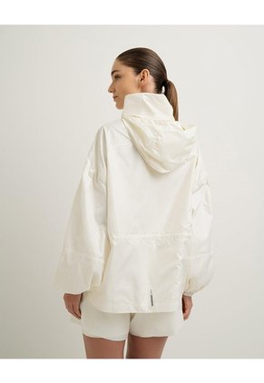 Chaqueta Rompevientos Oversize Habana Mujer Beige