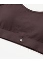 Top Soporte Medio Seamless Vinotinto Rojo de PUNTO BLANCO