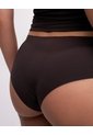 Panty Cachetero Microfibra Encaje Vinotinto Rojo de PUNTO BLANCO