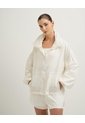 Chaqueta Rompevientos Oversize Habana Mujer Beige de PUNTO BLANCO