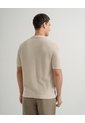 Polo Regular Tejido De Punto Algodón Habana Hombre Beige de PUNTO BLANCO