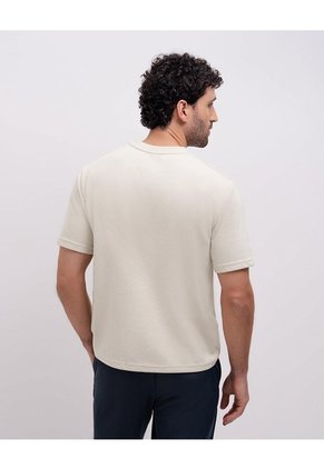 Camiseta Regular Algodón Habana Hombre Beige