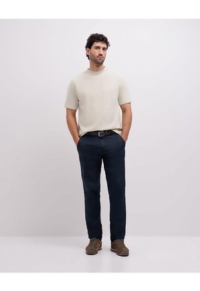 Camiseta Regular Algodón Habana Hombre Beige