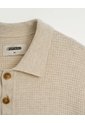 Polo Regular Tejido De Punto Algodón Habana Hombre Beige de PUNTO BLANCO