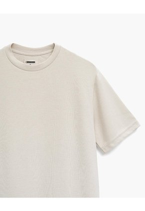 Camiseta Regular Algodón Habana Hombre Beige