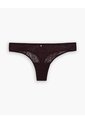 Panty Brasilero En Punto Tiro Medio Vinotinto Rojo de PUNTO BLANCO
