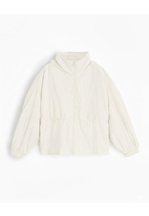 Chaqueta Rompevientos Oversize Habana Mujer Beige
