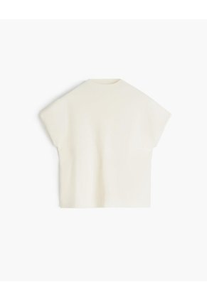 Camiseta Regular Tejido De Punto Habana Mujer Beige