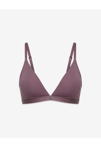 Top En Tiras Delgadas Soporte Medio Vinotinto Rojo PUNTO BLANCO