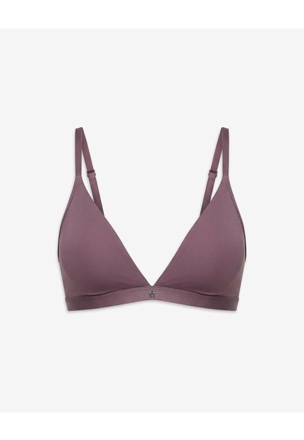 Top En Tiras Delgadas Soporte Medio Vinotinto Rojo