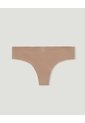 Panty Tipo Tanga Microfibra Invisible Habano Beige de PUNTO BLANCO