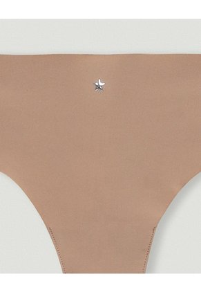 Panty Tipo Tanga Microfibra Invisible Habano Beige