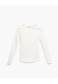 Camiseta Cuello Bandeja Manga Larga Habana Mujer Beige de PUNTO BLANCO