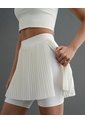 Falda De Tenis Ciclista Interno Blanca Mujer Beige de PUNTO BLANCO