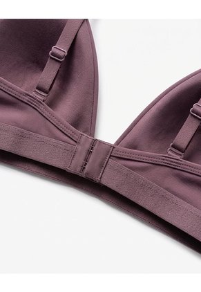 Top En Tiras Delgadas Soporte Medio Vinotinto Rojo