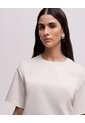 Camiseta Confort Regular Tacto Suave Habano Mujer Beige de PUNTO BLANCO