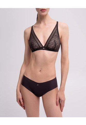 Panty Cachetero Microfibra Invisible Vinotinto Rojo PUNTO BLANCO
