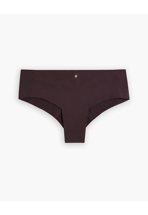 Panty Cachetero Microfibra Invisible Vinotinto Rojo