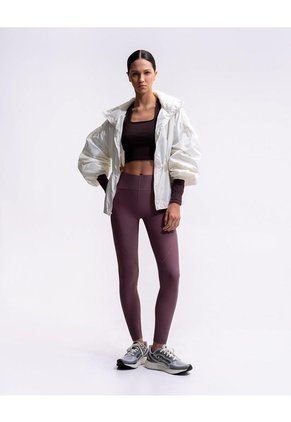 Crop Top Deportivo Soporte Alto Seamless Vino Tinto Rojo