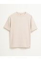 Camiseta Confort Regular Tacto Suave Habano Mujer Beige de PUNTO BLANCO
