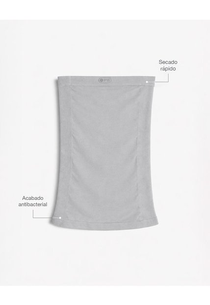 Cuello Deportivo Microfibra Gris Unisex Gris