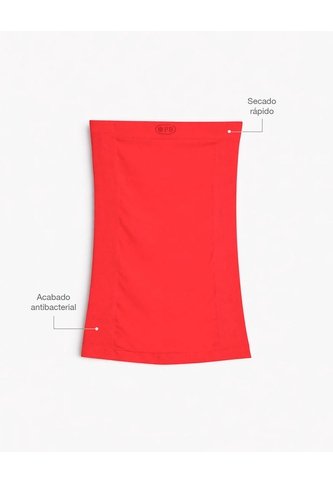 Cuello Deportivo Microfibra Rojo Unisex Rojo PUNTO BLANCO