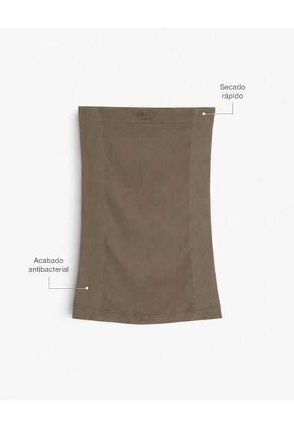 Cuello Deportivo Microfibra Café Unisex Cafe