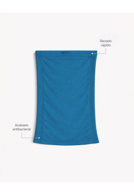 Cuello Deportivo Microfibra Azul Unisex Azul