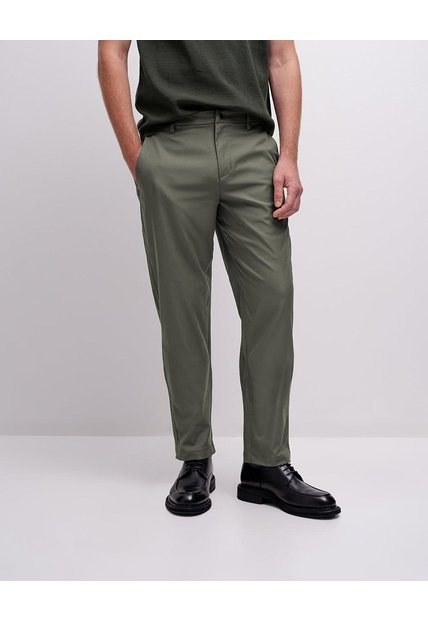Pantalón Chino Regular Verde Hombre Verde
