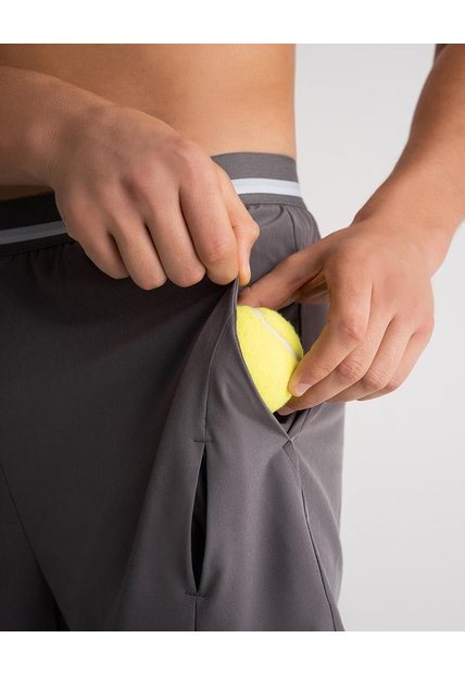 Pantaloneta Deportiva Ciclista Interno Gris Hombre Gris