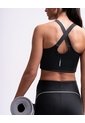 Top Deportivo Soporte Medio Control Humedad Negro Negro de PUNTO BLANCO