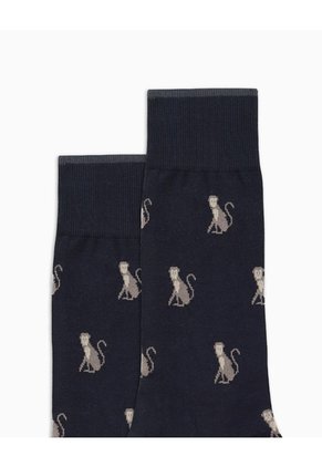 Medias Hombre Largas Negras Figura