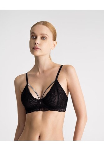 Top Soporte Ligero En Ecaje Negro Negro PUNTO BLANCO