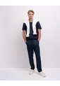 Jogger Confort Regular Tacto Suave Azul Hombre Azul de PUNTO BLANCO