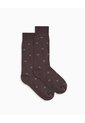 Medias Hombre Largas Formal Café Figuras de PUNTO BLANCO