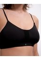 Top Soporte Medio Microfibra Negro Negro de PUNTO BLANCO