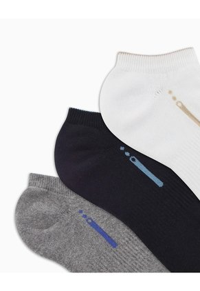 Medias Deportivas Hombre Tobilleras Cortas Acolchadas Pack X3 Surtido