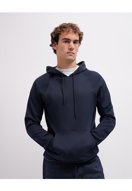 Buzo Confort Tipo Hoddie Azul Hombre Azul