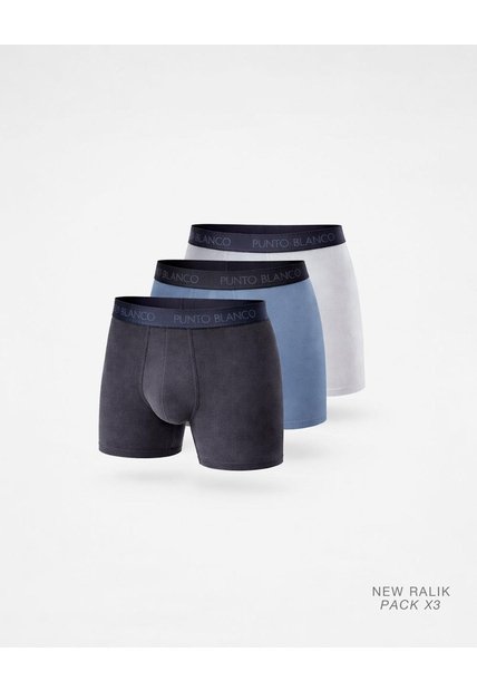 Bóxer Deportivo Medio Microfibra X3unds Surtido Multicolor
