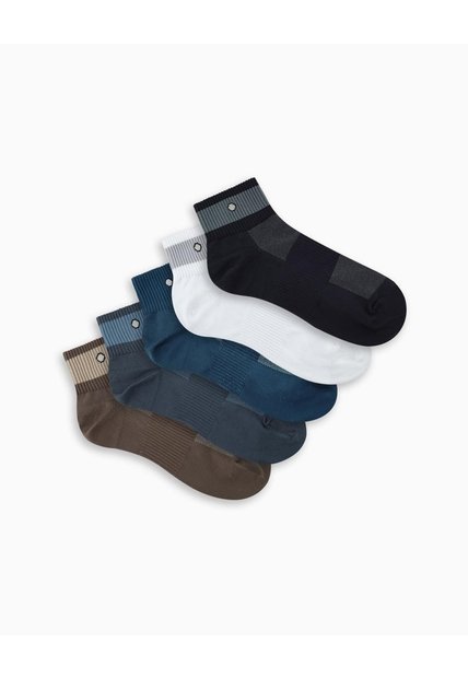 Medias Deportivas Hombre Tobillera Microfibra Pack X5 Surtido