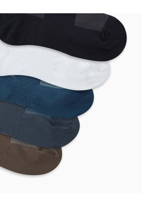 Medias Deportivas Hombre Tobillera Microfibra Pack X5 Surtido