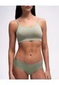 Panty Cachetero Microfibra Invisible Verde Verde de PUNTO BLANCO