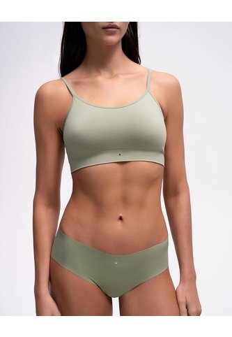 Panty Cachetero Microfibra Invisible Verde Verde PUNTO BLANCO
