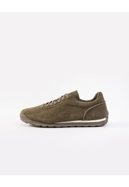 Tenis En Cuero Gamuza Hombre Multicolor