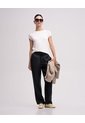Camiseta Slim Algodón Blanca Mujer Blanco de PUNTO BLANCO